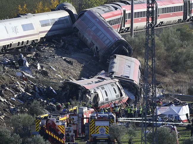Accidente ferroviario en España