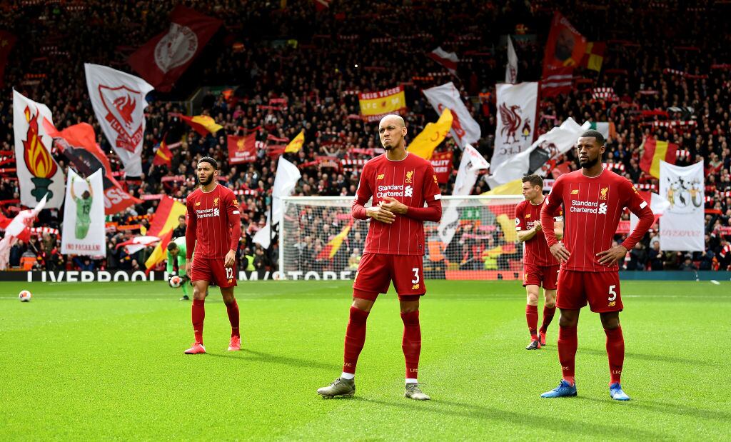 Los jugadores del Liverpool Football Club