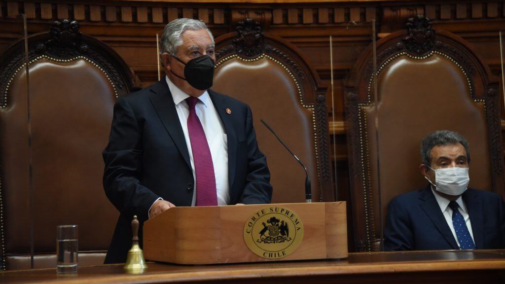 06 de Enero de 2022/SANTIAGOCeremonia de traspaso del cargo de Presidente de la Corte Suprema, en que asume el ministro Juan Eduardo Fuentes Belmar.
FOTO:EDUARDO RAMIREZ/CORTE SUPREMA/AGENCIAUNO