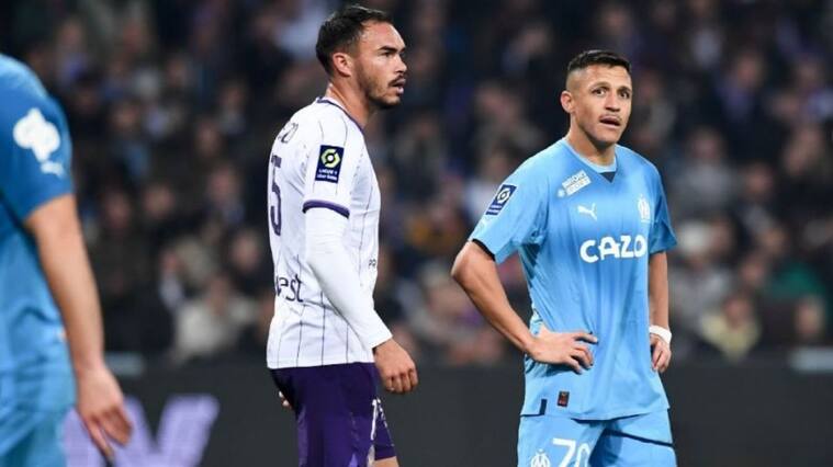 Gabriel Suazo da una asistencia en la derrota del Toulouse ante el Olympique Marsella de Alexis Sánchez