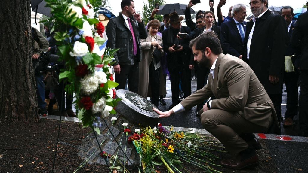 Gabriel Boric homenaje Orlando Letelier en Estados Unidos