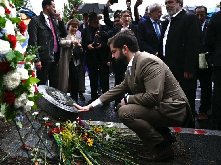 Gabriel Boric homenaje Orlando Letelier en Estados Unidos