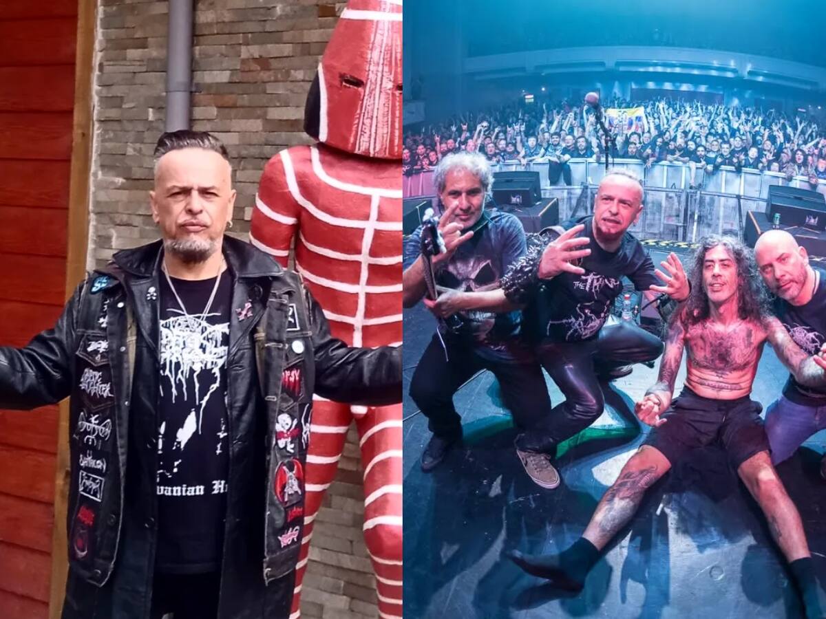 Rodrigo “Pera” Cuadra termina desnudo en show de su banda de metal Dorso en Valparaíso