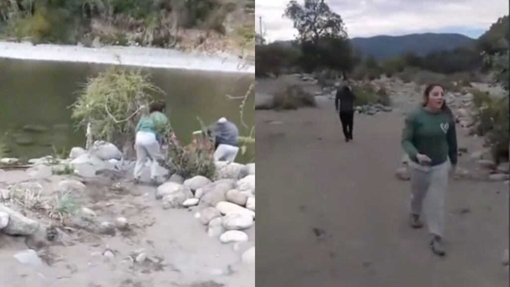 Dueña de camping empuja al río a un hombre de la tercera edad en Longaví