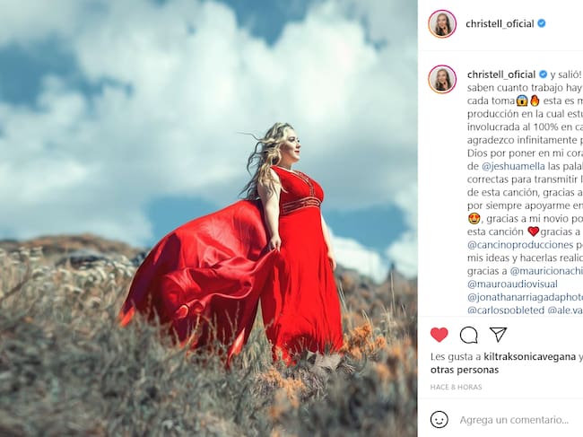 Christell regresó a la música | Instagram