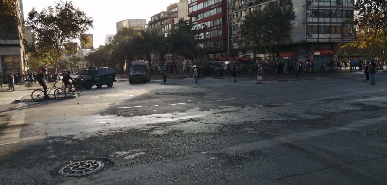Protestas Baquedano 20.03