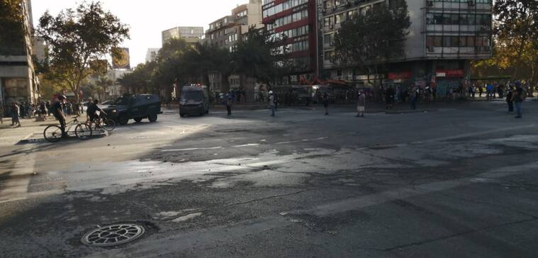 Protestas Baquedano 20.03