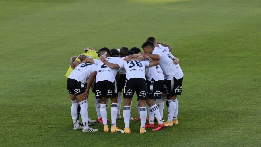 27 de Marzo del 2021/SANTIAGOJugadores de Colo Colo se renen antes del partido valido por la Primera fecha del Campeonato Nacional AFP PlanVital 2021, entre Colo Colo vs Unin La Calera, disputado en el Estadio Monumental.
FOTO:JAVIER VALDES LARRONDO/AGENCIAUNO