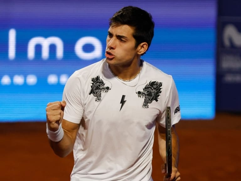 Cristian Garin se impuso en dramático partido sobre portugués Rocha durante su debut en el Challenger de Girona