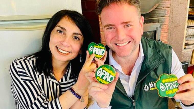 Karla Rubilar y Christian Pino