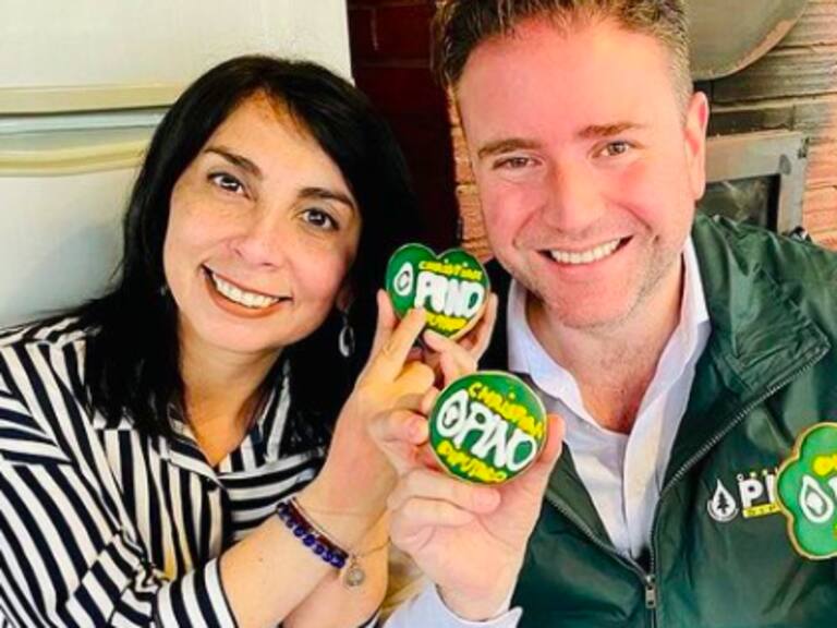 Karla Rubilar y Christian Pino