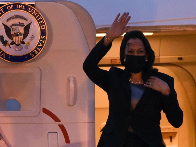 Kamala Harris llega en visita oficial a Guatemala
