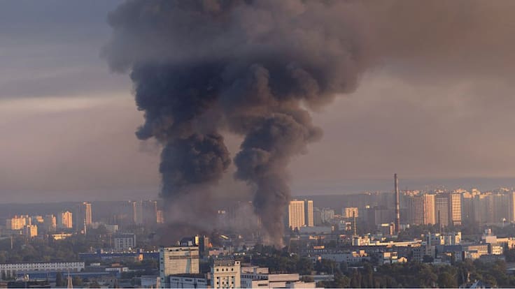 Ataque masivo ruso contra Kiev deja al menos 13 muertos y decenas de heridos