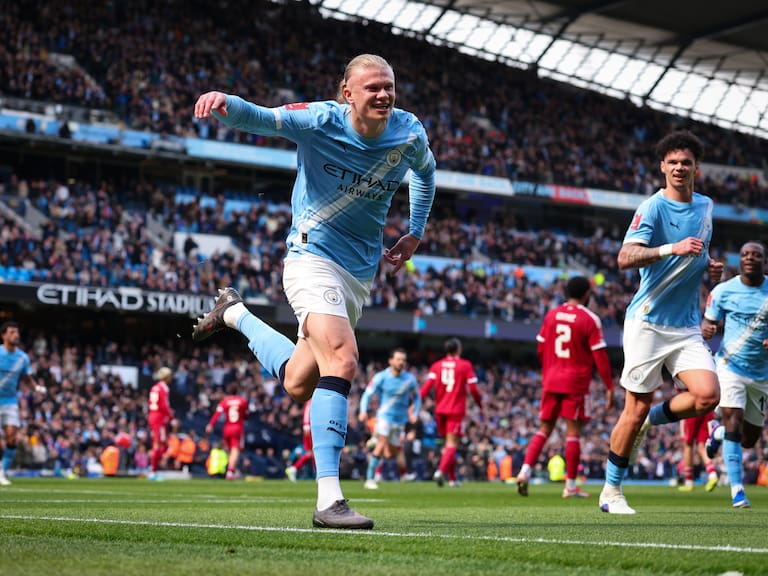 Con un Haaland letal: Manchester City humilla al Liverpool y se mete en semifinales de la FA Cup