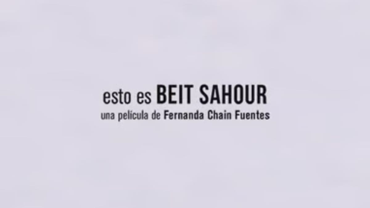 FEMCINE 13: Documental «Esto es Beit Sahour» se exhibirá este sábado en Cineteca Nacional