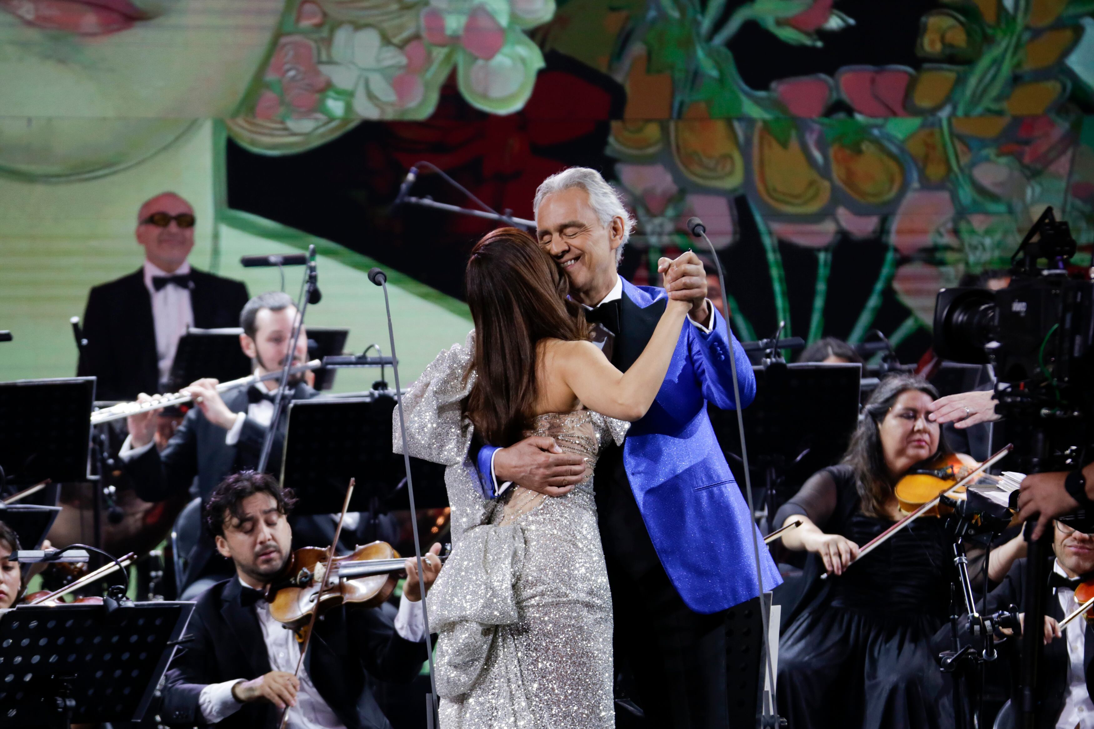 Agencia Uno | Andrea Bocelli durante la segunda noche del Festival de Viña 2024