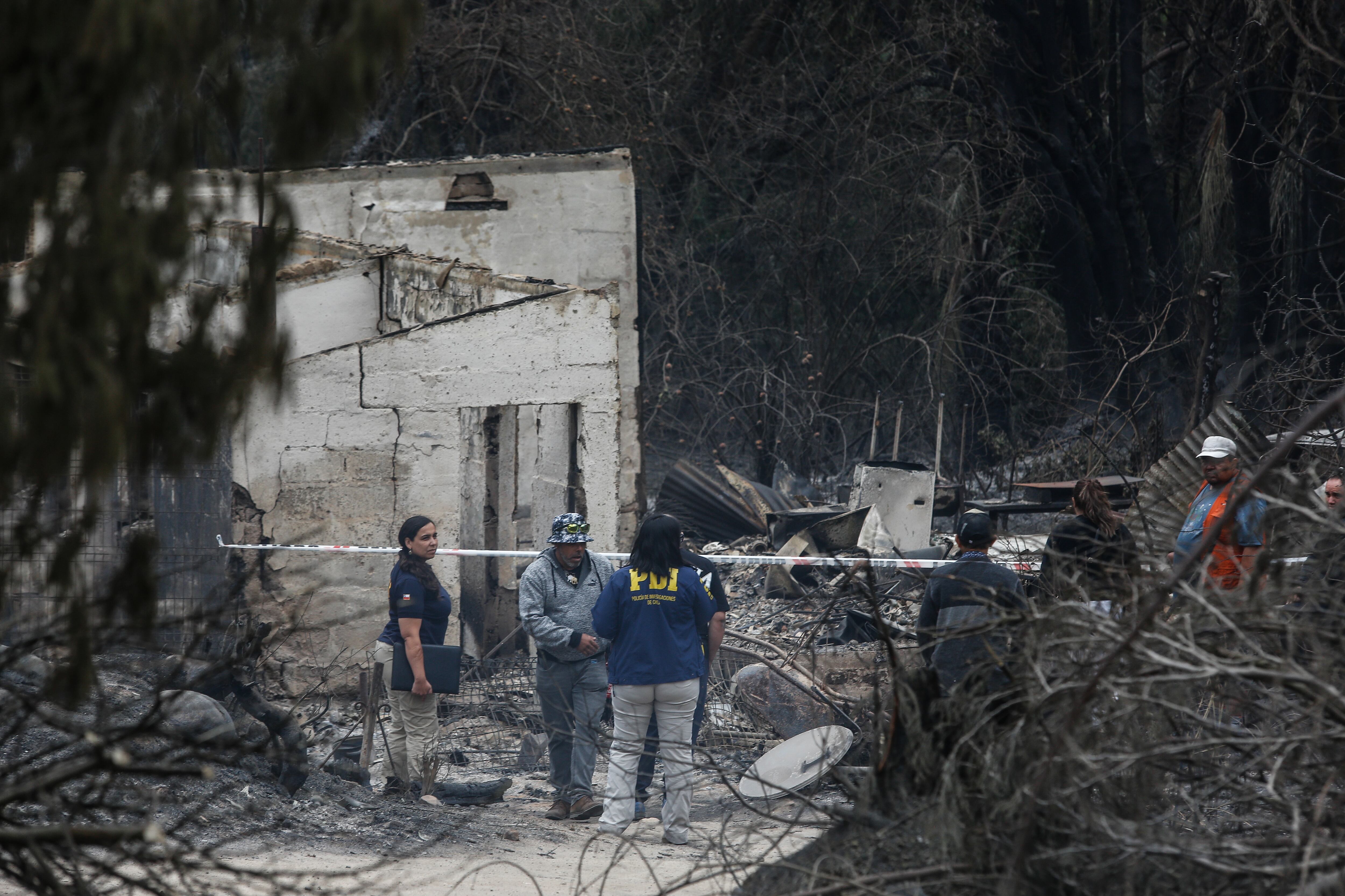Incendio en el Jardín Botánico de Viña del Mar | Agencia Uno