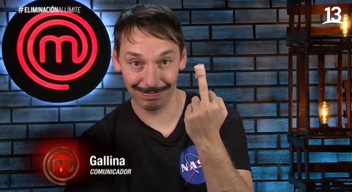 Si no me voy...: Gallina realizó una particular apuesta en MasterChef Celebrity