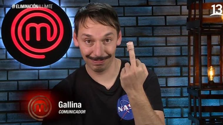 Si no me voy...: Gallina realizó una particular apuesta en MasterChef Celebrity