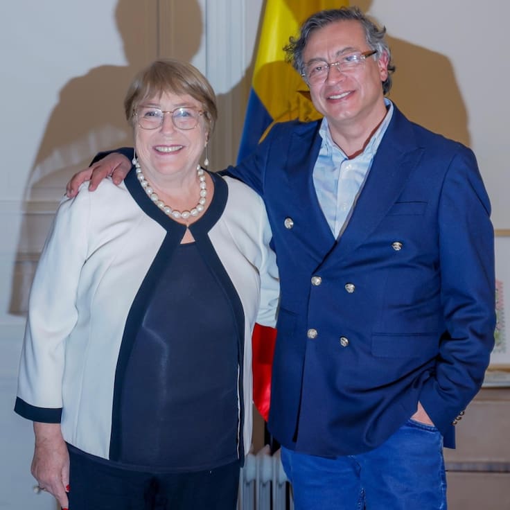Michelle Bachelet suma nuevo apoyo en su candidatura a la ONU: Petro confirma el respaldo de Colombia