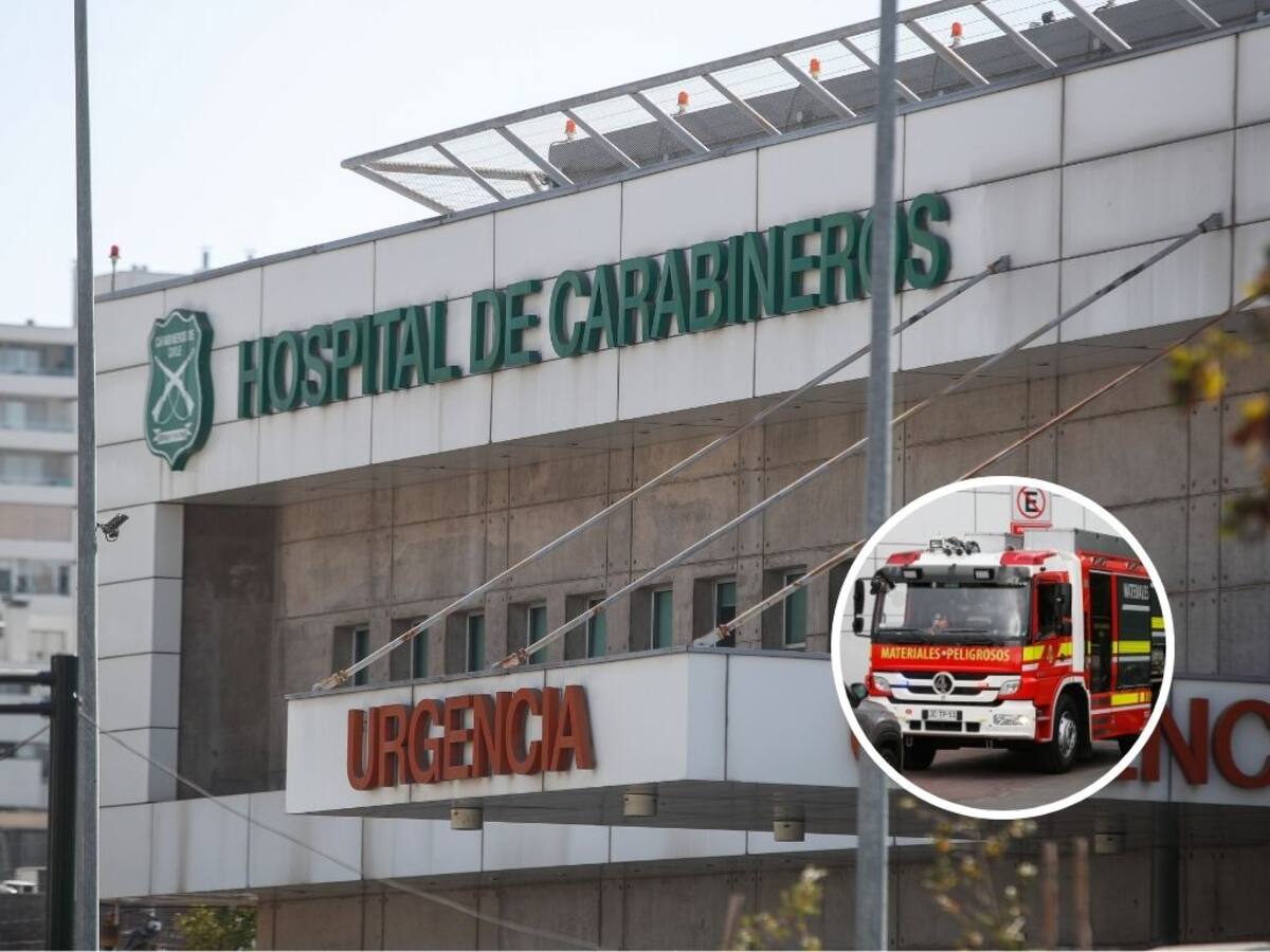 “Se recibió un llamado del personal...”: Carabineros detalla emergencia química en hospital institucional