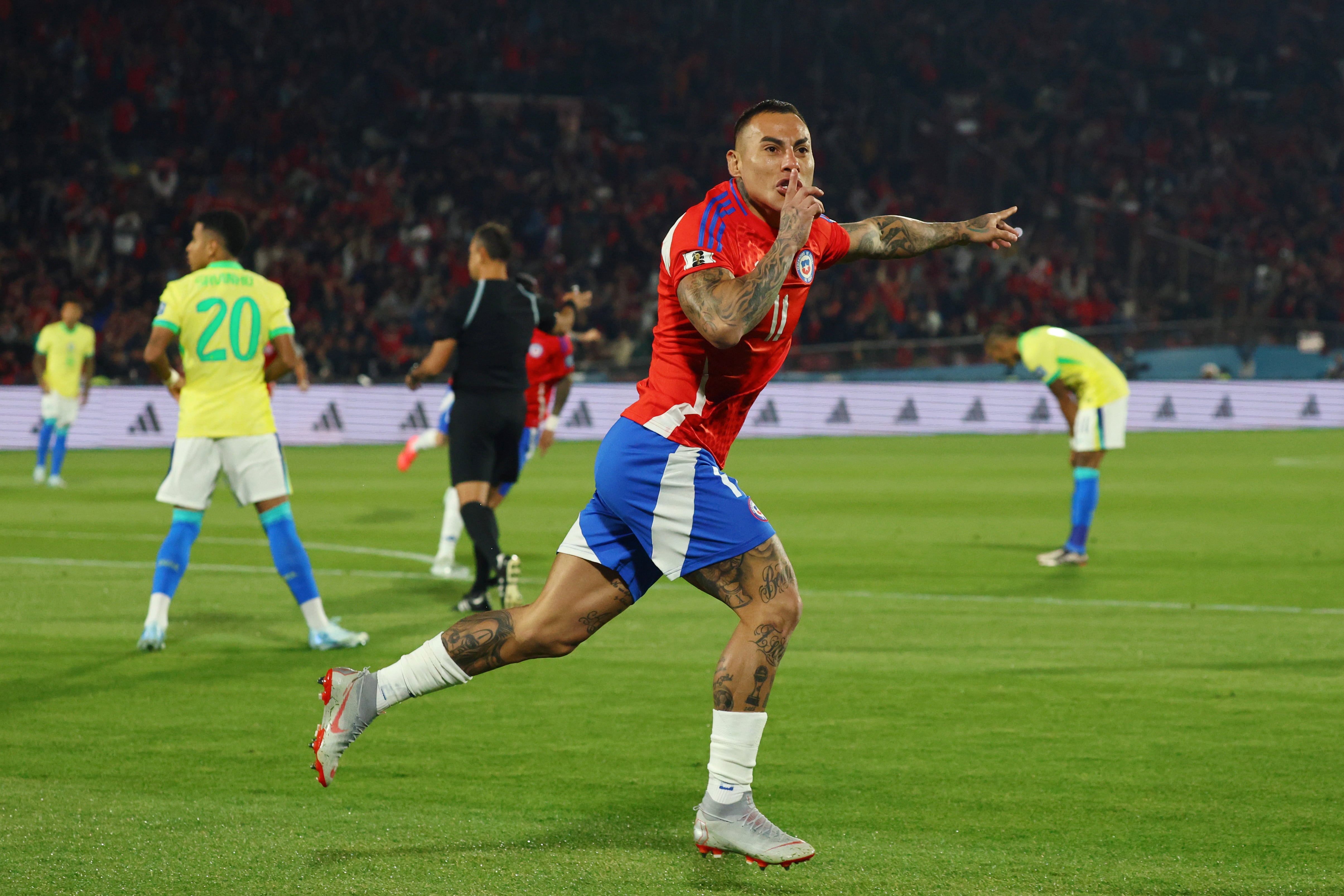 Chile recibe a Brasil por una nueva fecha de las Eliminatorias | Getty Images