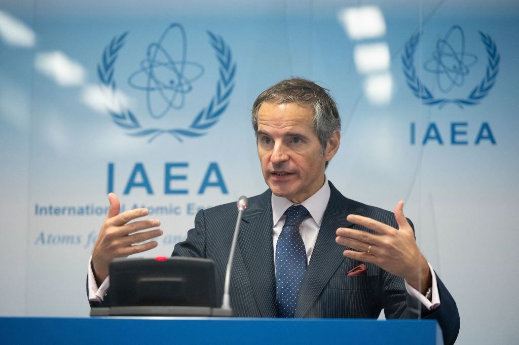 El director general del Organismo Internacional de la Energía Atómica, Rafael Grossi