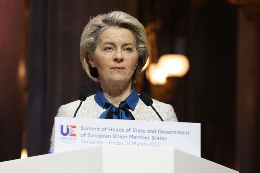 La presidenta de la Comisión Europea Ursula Von Der Leyen