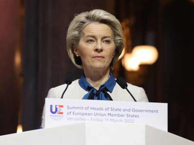 La presidenta de la Comisión Europea Ursula Von Der Leyen