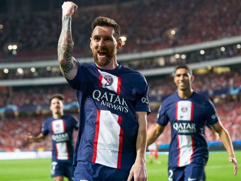El golazo de Lionel Messi en el duelo del PSG ante Benfica por Champions League