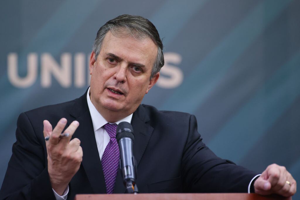 El canciller mexicano Marcelo Ebrard en la Cumbre de las Américas