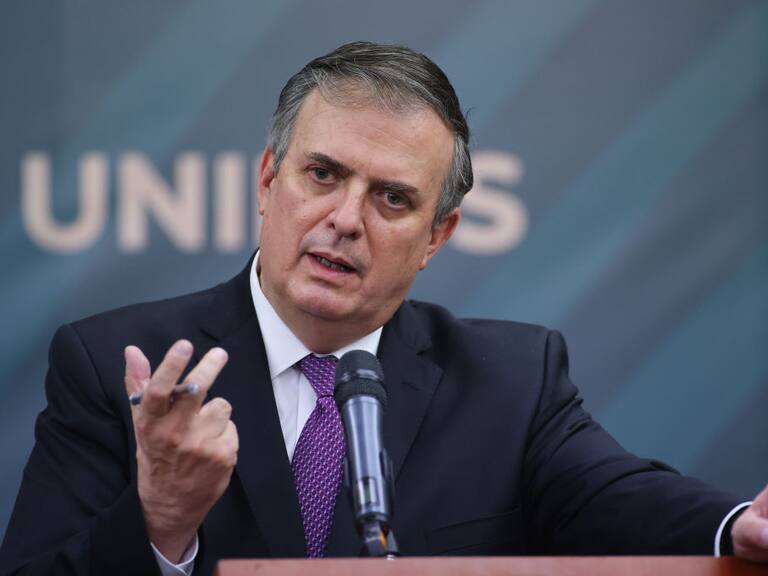 El canciller mexicano Marcelo Ebrard en la Cumbre de las Américas