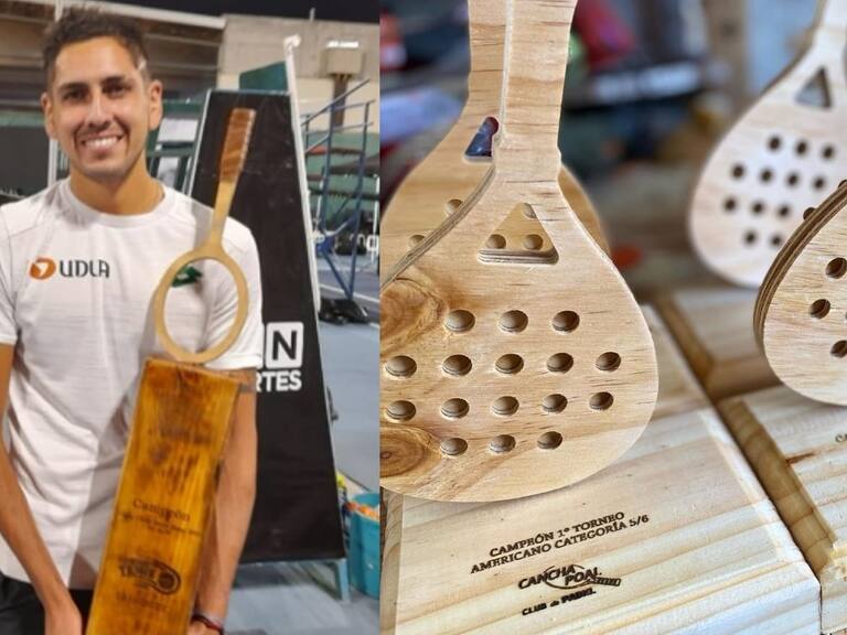 Trofeos de madera en torneos deportivos: la historia detrás del proyecto que impactó en Copa Chile Tenis Easy by ADN