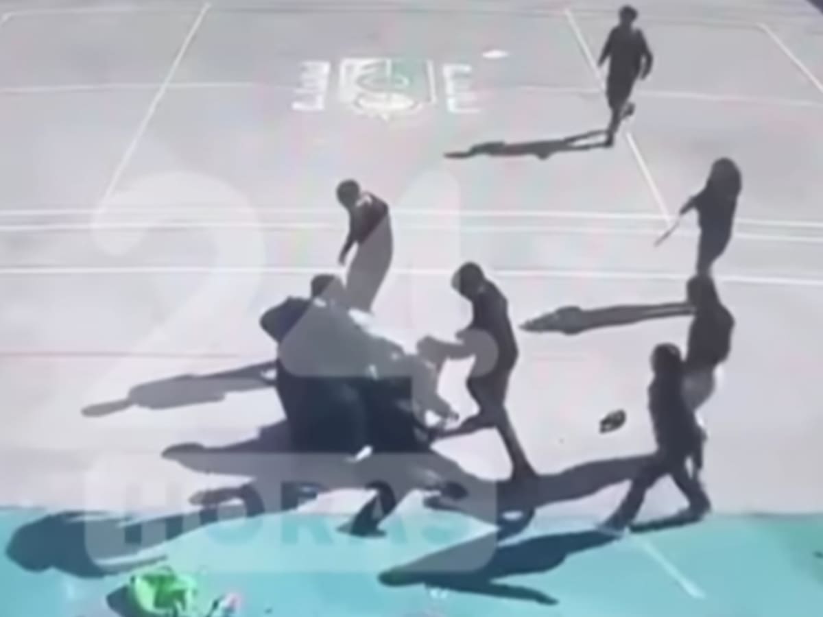 Mortal ataque en colegio de Calama: revelan video de estudiantes que derriban y reducen a atacante
