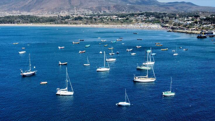 Se parece a Malibú en California: la extensa playa chilena con arena blanca, aguas tranquilas y rodeada de vegetación