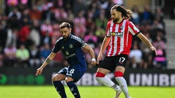 Manchester United se impuso sin problemas ante el Southampton de Ben Brereton
