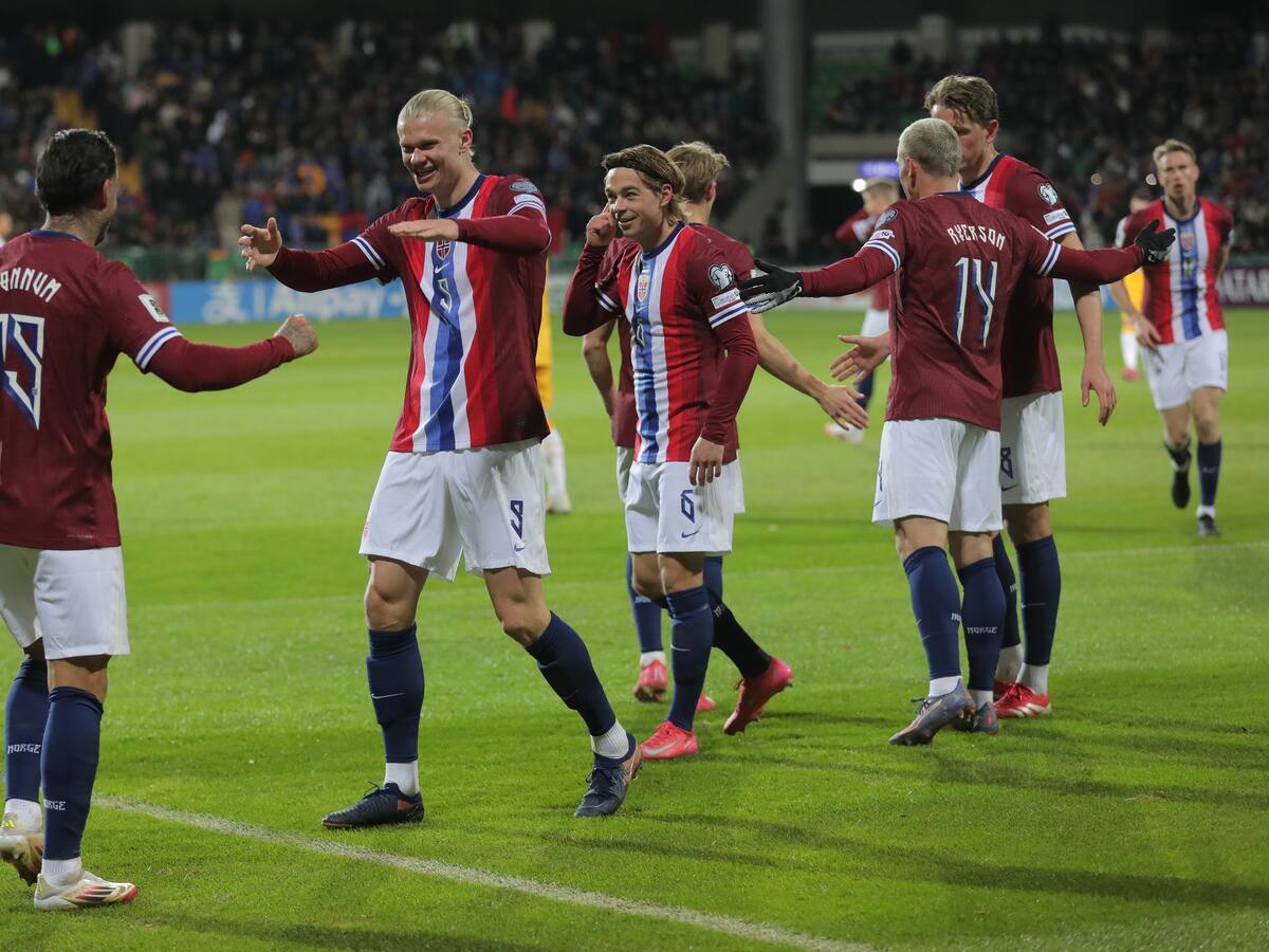 Noruega inicia su postulación al Mundial 2026 con contundente goleada sobre Moldavia