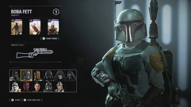Boba Fett en Star Wars: Battlefront 2.