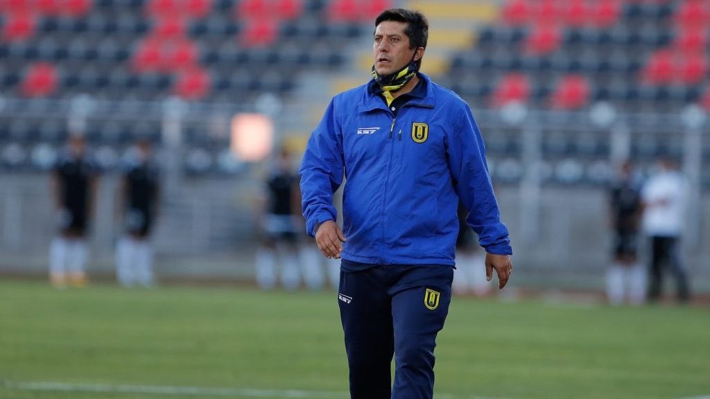 17 de Febrero del 2021/TALCAHugo Balladares ,durante el partido del descenso del Campeonato Nacional AFP PlanVital 2020, entre Colo Colo vs Universidad de Concepcion, disputado en el Estadio Fiscal de Talca.
FOTO:FRANCISCO LONGA/AGENCIAUNO