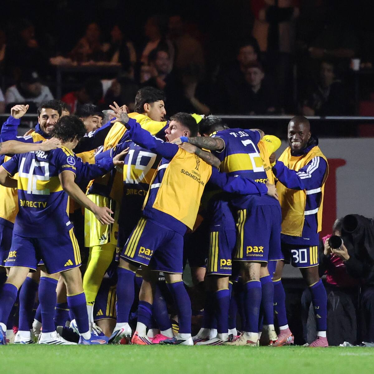 Con los chilenos de espectadores: Boca elimina a Sao Paulo en Brasil y se mete en semifinales de Sudamericana