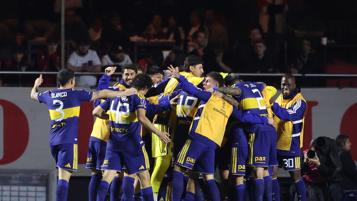 Con los chilenos de espectadores: Boca elimina a Sao Paulo en Brasil y se mete en semifinales de Sudamericana