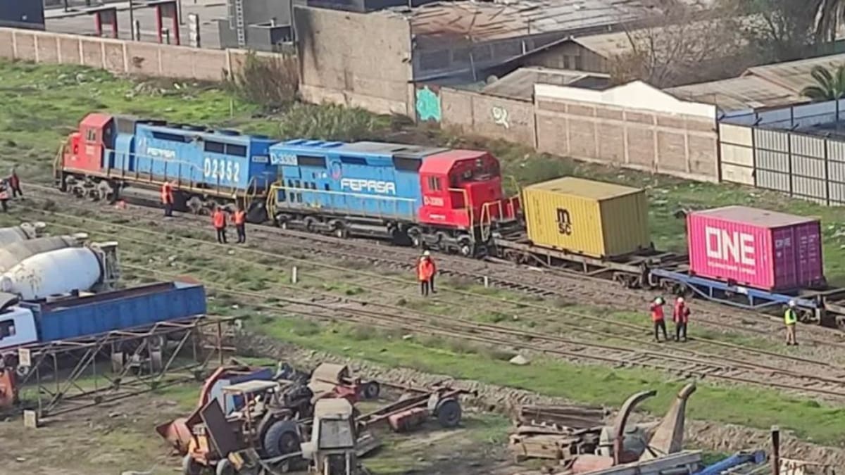 Tren se descarrila en Melipilla: habría sido por sujetos que intentaron sacar un candado