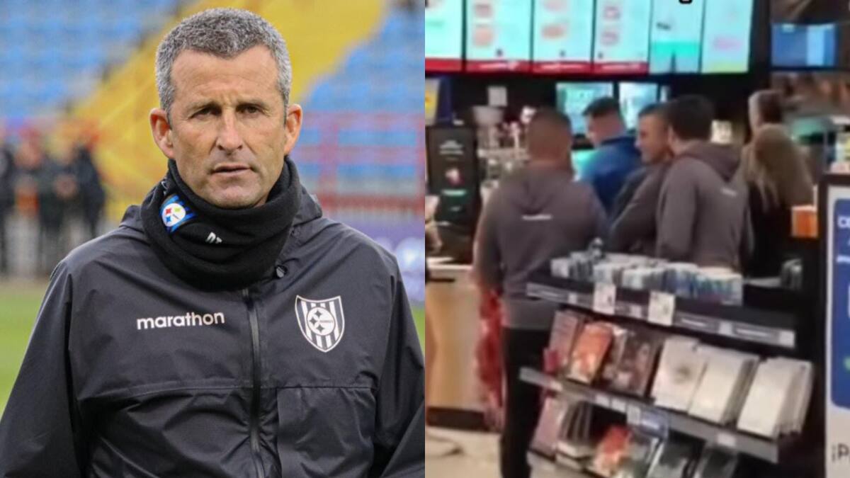 DT de Huachipato se topa con hinchas en un servicentro y ocurre esto: tenso momento