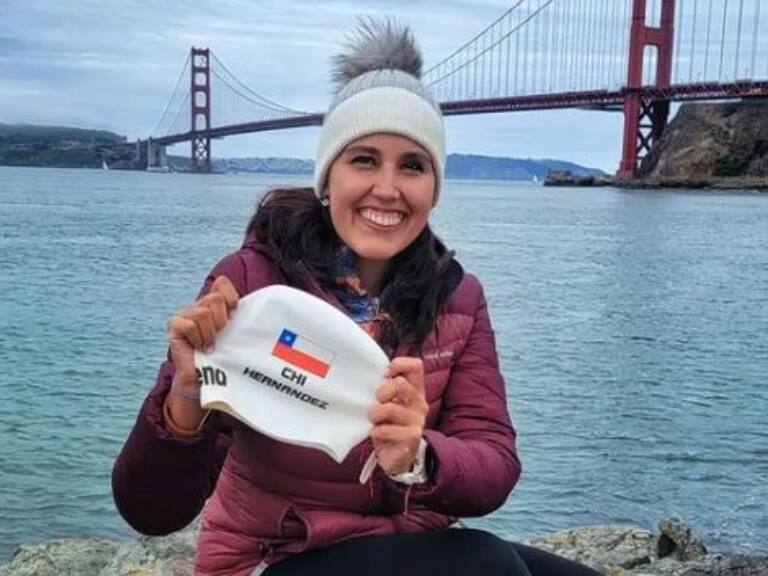 Bárbara Hernández es la primera latinoamericana en completar la Maratón 4 Islands, en San Francisco