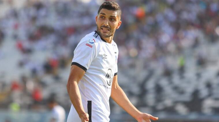 29 de Febrero del 2020/SANTIAGONicolas Blandi (C) reclama ,durante el partido valido por la sexta fecha del campeonato AFP Plan Vital entre Colo Colo y Universidad de Concepcion, disputado en el Estadio Nacional.
FOTO:SEBASTIAN ORIA/AGENCIAUNO