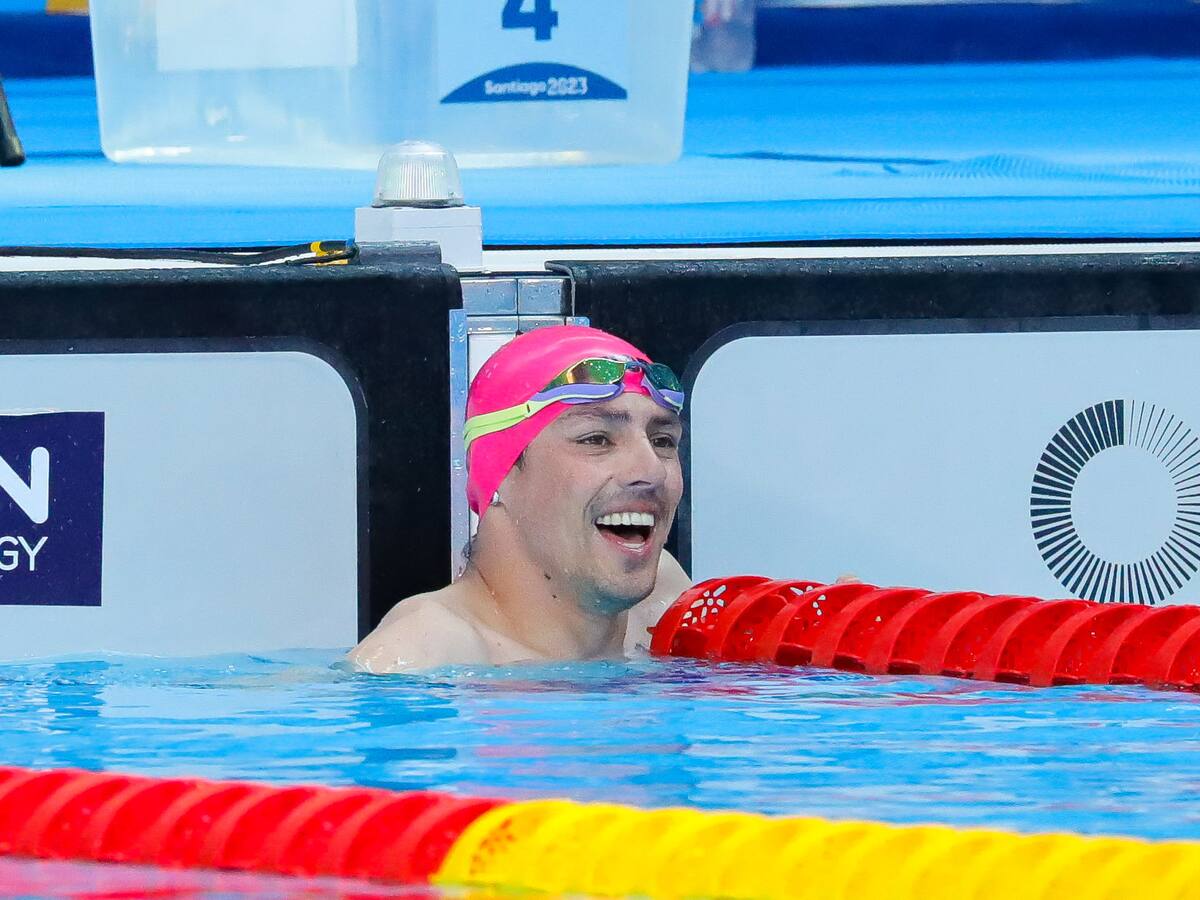 Alberto Abarza gana su serie de los 50 metros espalda en la categoría S2 e irá por su segunda medalla para Chile en París 2024