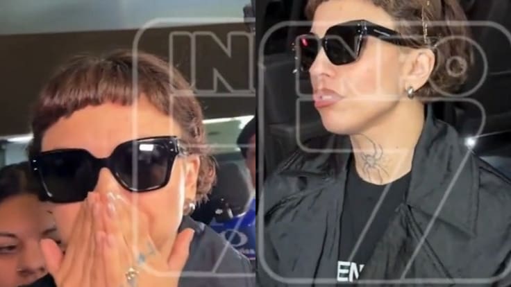 El incómodo arribo de Mon Laferte a México tras presión de la prensa: “Mi hijo está en la camioneta...”