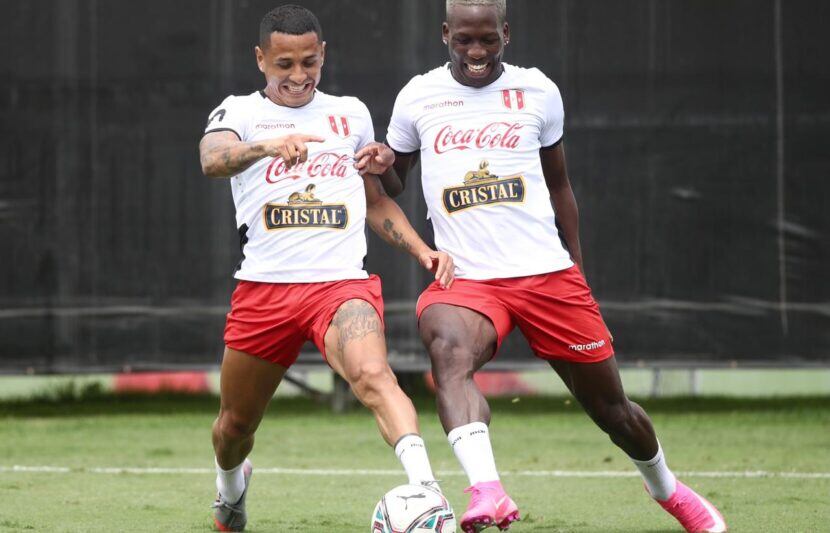 Entrenamiento de la Selección de Perú