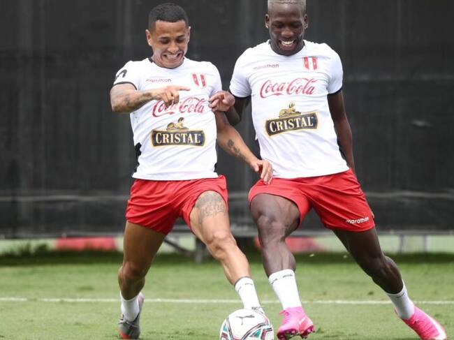 Entrenamiento de la Selección de Perú