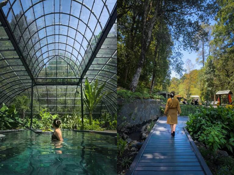Un palacio de cristal: Chile tiene el primer Parque Termal Botánico del mundo (y así se puede visitar este verano)
